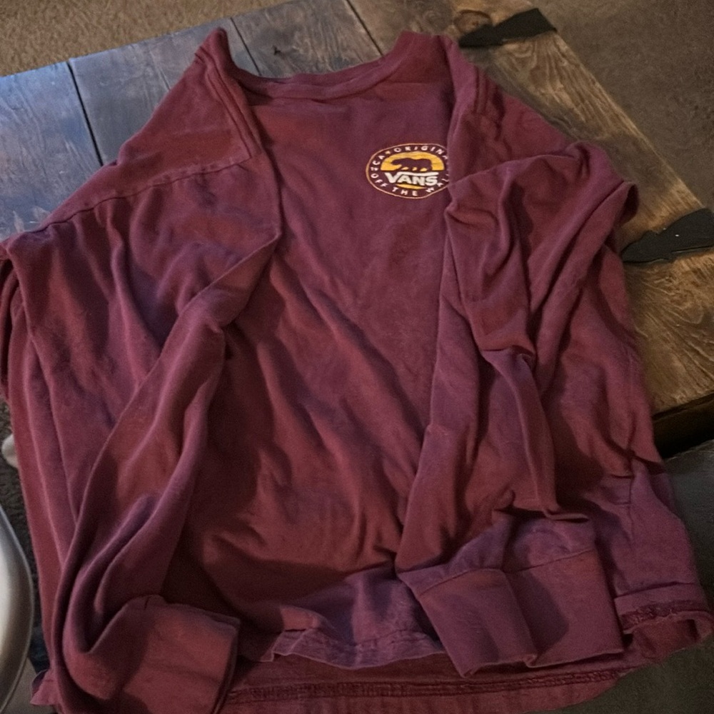Vans long sleeve shirt